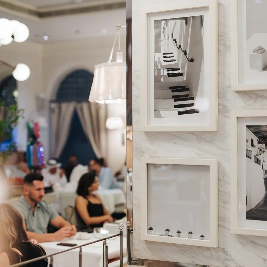 Interior of GAIA, editorial light. Food photography in Dubai by Artur Begel
