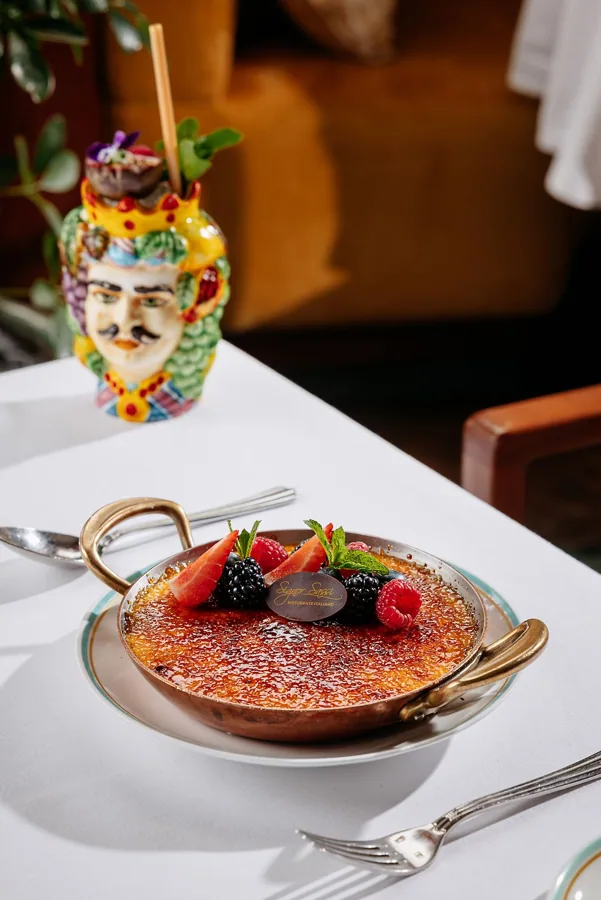Dish at Signor Sassi, editorial light. Food photography in Dubai by Artur Begel
