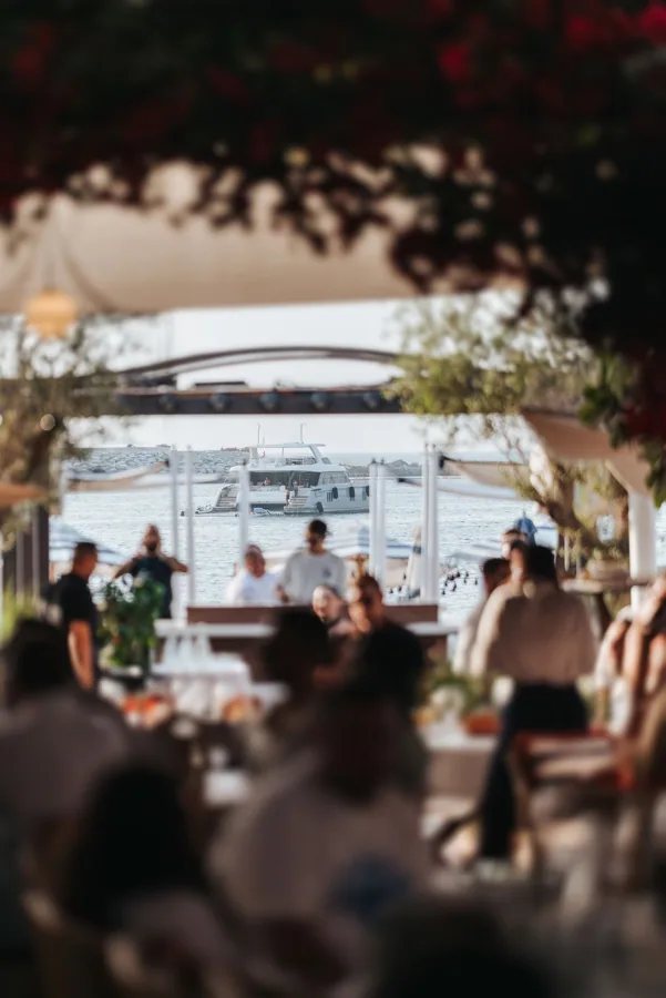 Interior of Sirene by Gaia, editorial light. Food photography in Dubai by Artur Begel