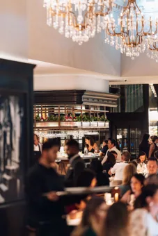 Interior of Chic Nonna, editorial light. Food photography in Dubai by Artur Begel