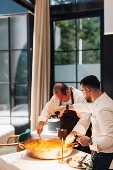 Dish at Chic Nonna, editorial light. Food photography in Dubai by Artur Begel