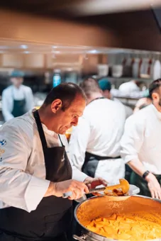 Dish at Chic Nonna, editorial light. Food photography in Dubai by Artur Begel