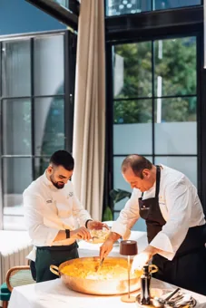 Dish at Chic Nonna, editorial light. Food photography in Dubai by Artur Begel