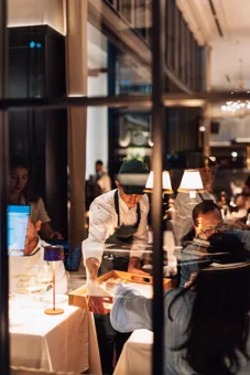 Interior of Chic Nonna, editorial light. Food photography in Dubai by Artur Begel
