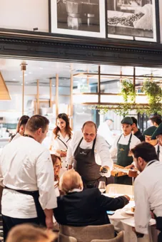 Interior of Chic Nonna, editorial light. Food photography in Dubai by Artur Begel