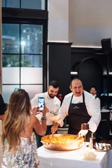Dish at Chic Nonna, editorial light. Food photography in Dubai by Artur Begel