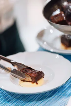 Dish at Chic Nonna, editorial light. Food photography in Dubai by Artur Begel