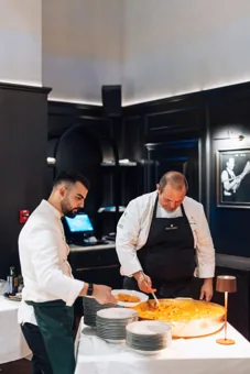 Interior of Chic Nonna, editorial light. Food photography in Dubai by Artur Begel