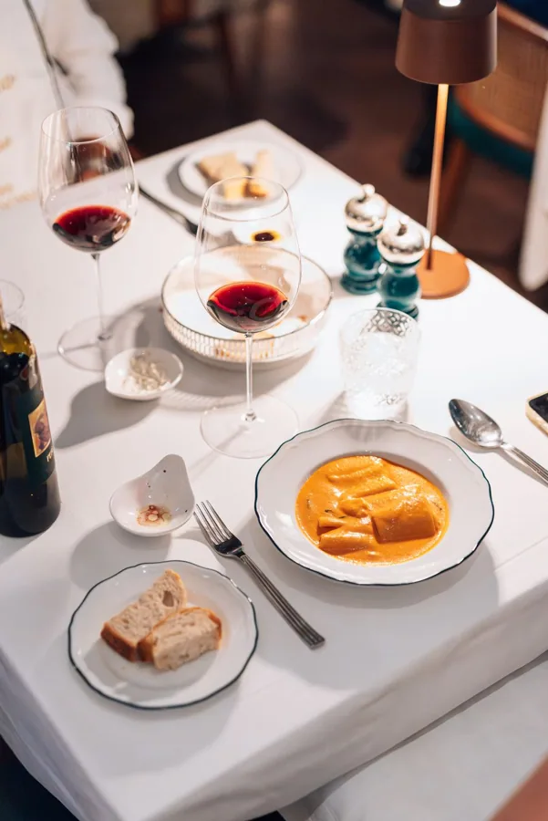 Dish at Chic Nonna, editorial light. Food photography in Dubai by Artur Begel