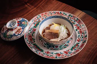 Dish at Kigo, low key light. Food photography in Dubai by Artur Begel