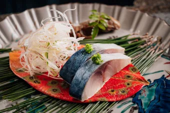 Dish at Kigo, editorial light. Food photography in Dubai by Artur Begel