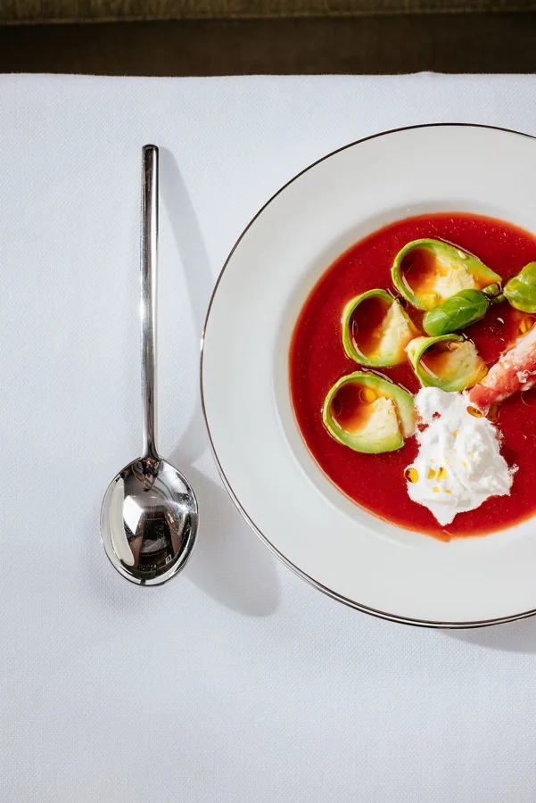Dish at La Famiglia restaurant, editorial light. Food photography in Dubai by Artur Begel