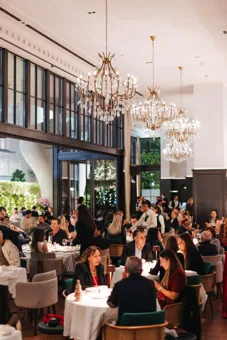 Interior of Chic Nonna, editorial light. Food photography in Dubai by Artur Begel