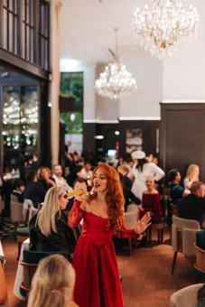 Interior of Chic Nonna, editorial light. Food photography in Dubai by Artur Begel