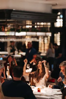 Interior of Chic Nonna, editorial light. Food photography in Dubai by Artur Begel