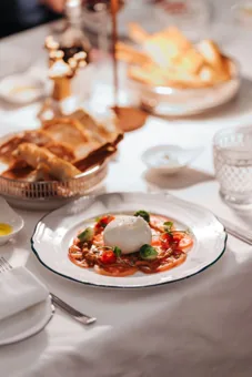 Dish at Chic Nonna, editorial light. Food photography in Dubai by Artur Begel