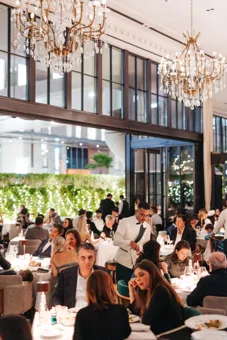 Interior of Chic Nonna, editorial light. Food photography in Dubai by Artur Begel