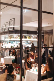Interior of Chic Nonna, editorial light. Food photography in Dubai by Artur Begel