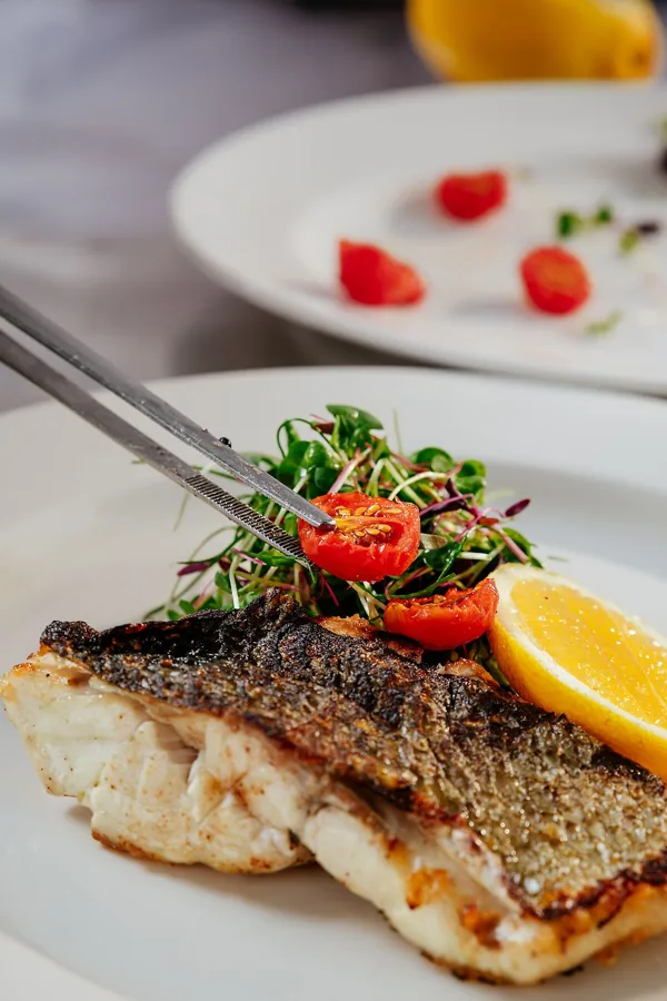 Dish at Novikov, editorial light. Food photography in Dubai by Artur Begel