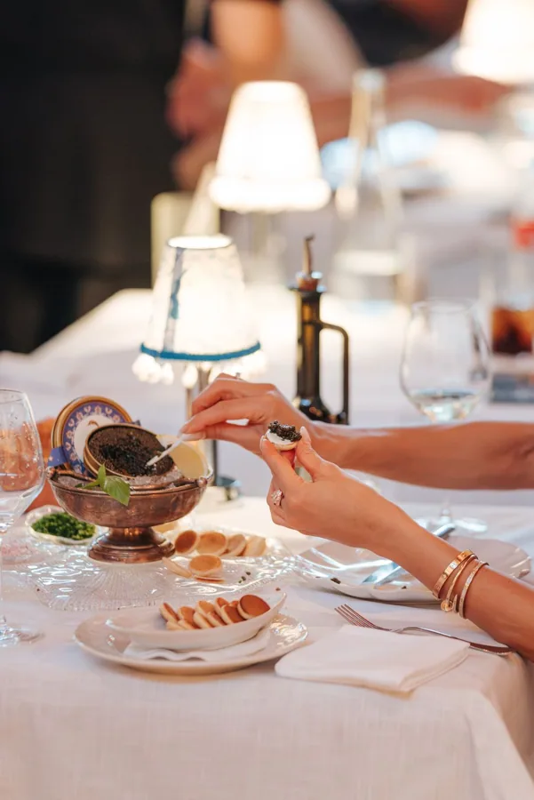 Dish at Sirene by Gaia, editorial light. Food photography in Dubai by Artur Begel