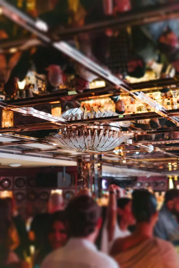 Interior of NYX, low key light. Food photography in Dubai by Artur Begel