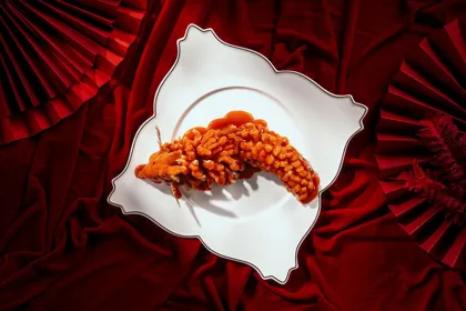 Dish, low key light. Food photography in Dubai by Artur Begel