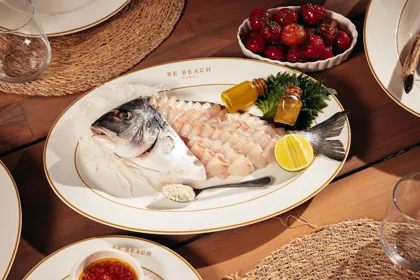 Dish, high key light. Food photography in Dubai by Artur Begel