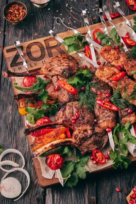 Dish, low key light. Food photography in Dubai by Artur Begel