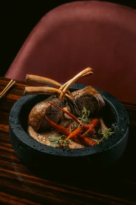 Dish, low key light. Food photography in Dubai by Artur Begel