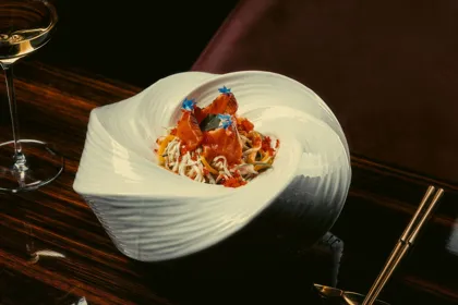 Dish, low key light. Food photography in Dubai by Artur Begel