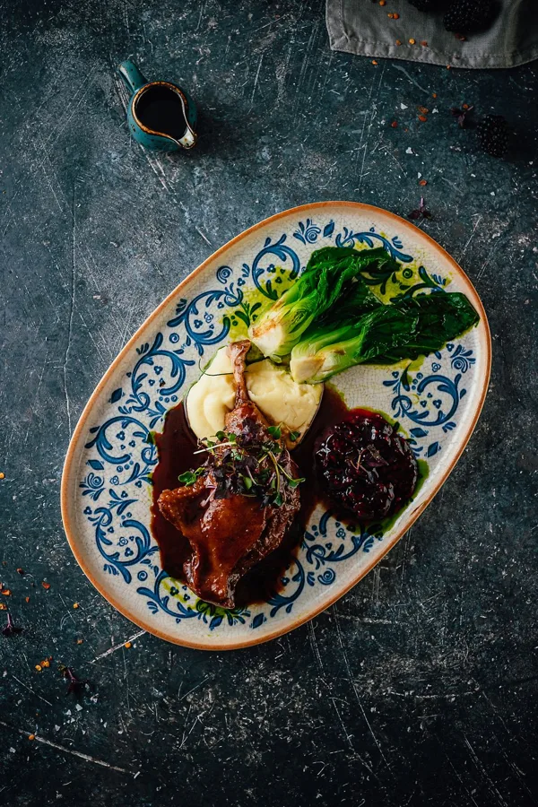 Dish, low key light. Food photography in Dubai by Artur Begel