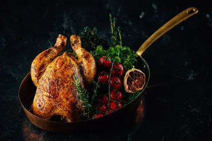 Dish, low key light. Food photography in Dubai by Artur Begel