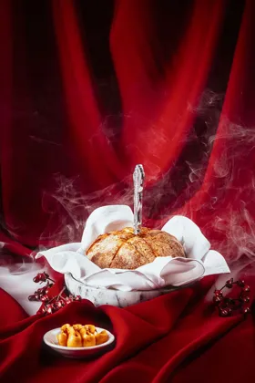 Dish, low key light. Food photography in Dubai by Artur Begel