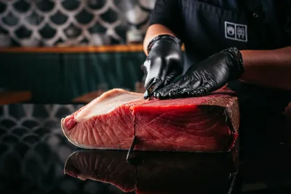 Dish, low key light. Food photography in Dubai by Artur Begel