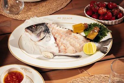 Dish, high key light. Food photography in Dubai by Artur Begel