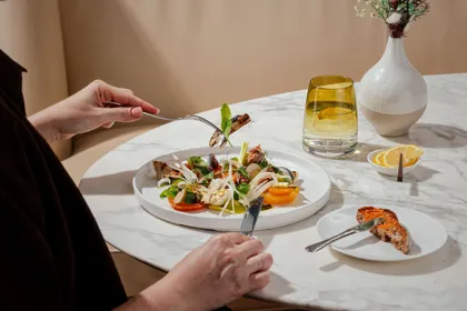Dish, high key light. Food photography in Dubai by Artur Begel