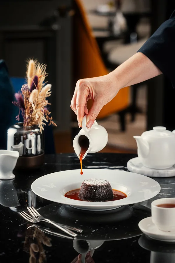 Dish, low key light. Food photography in Dubai by Artur Begel