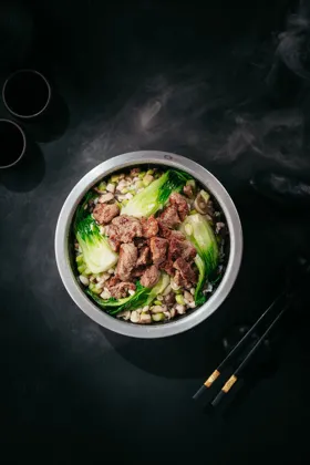 Dish, low key light. Food photography in Dubai by Artur Begel