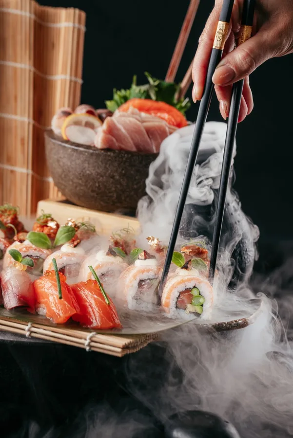 Dish, low key light. Food photography in Dubai by Artur Begel