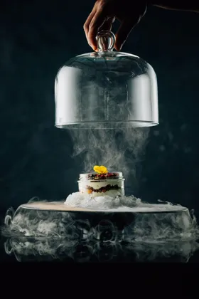 Dish, low key light. Food photography in Dubai by Artur Begel