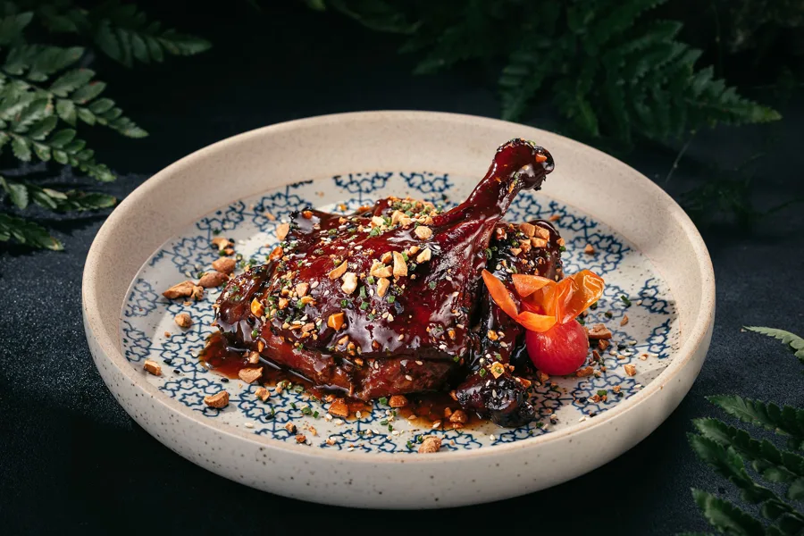 Dish, low key light. Food photography in Dubai by Artur Begel