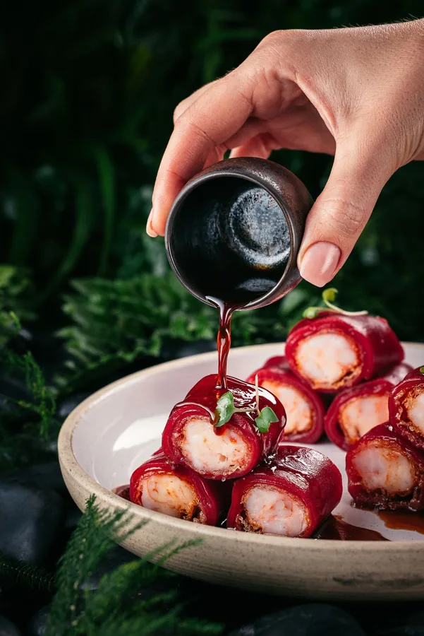 Dish, low key light. Food photography in Dubai by Artur Begel