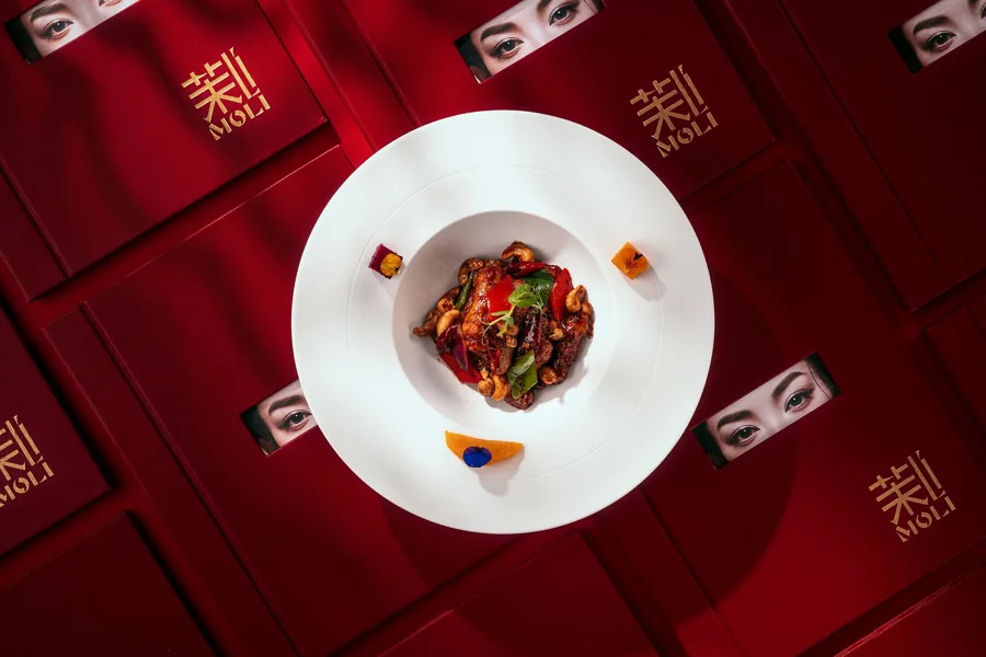 Dish, low key light. Food photography in Dubai by Artur Begel