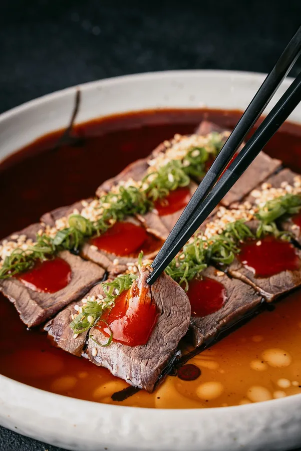 Dish, low key light. Food photography in Dubai by Artur Begel
