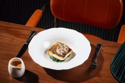Dish, low key light. Food photography in Dubai by Artur Begel