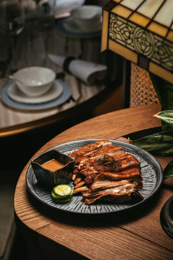 Dish, low key light. Food photography in Dubai by Artur Begel