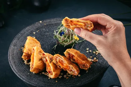 Dish, low key light. Food photography in Dubai by Artur Begel