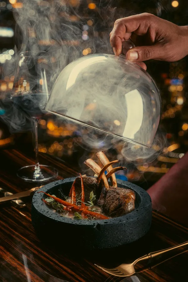 Dish, low key light. Food photography in Dubai by Artur Begel