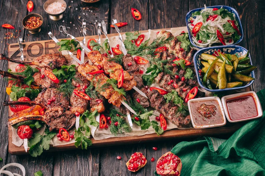 Dish, low key light. Food photography in Dubai by Artur Begel