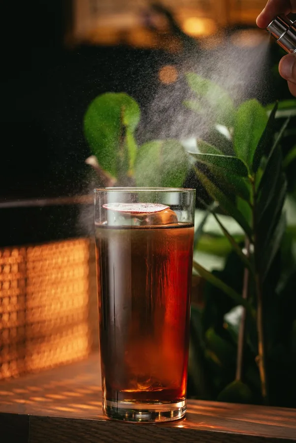 Drink, low key light. Food photography in Dubai by Artur Begel
